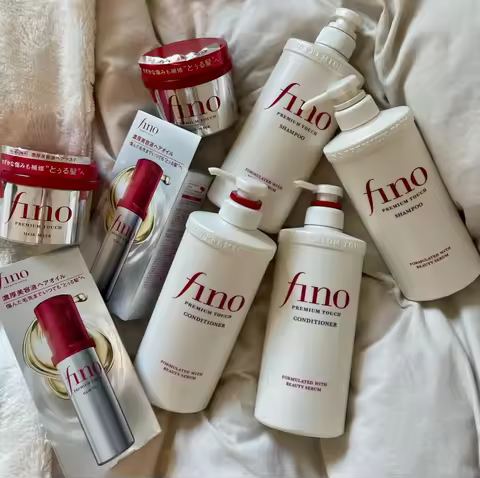 Fino Premium Touch Series Hair Care Original Brand Shampoo Conditioner Hair Mask Hair Essence Oil No