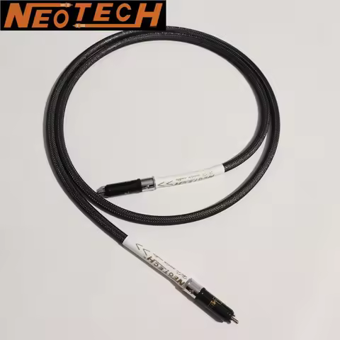 NEOTECH RCA audio Coaxial Cable OCC single crystal copper silver-plated 75ohm AES/EBU digital cable 