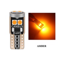 FS New หลอดไฟหรี่ (1 หลอด) T10 LED W5W Ba9S Canbus สว่างมาก 194 501 3030 สําหรับตกแต่งรถยนต์ และมอไซค์