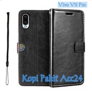 Case Untuk Hp Vivo V11 Pro 1804 1806 1814 Flip Cover Wallet Sarung Hp Casing Dompet Flip Magnet