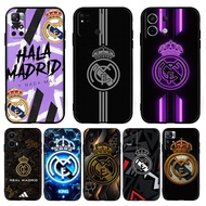 for Redmi Note 7 8 9 10 4G Pro Max 8T 9S 9T Real Madrid FC Casing 6Y24 Black TPU Soft Silicone Phone