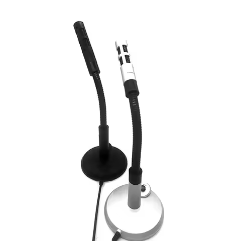 Computer Microphone Capacitor Desktop 3.5mm Microphone Conference Teaching Live Cable Microphone Gam