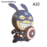 1pc Stiker Motif Avengers Ironman Spiderman 3d Untuk Mobil