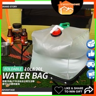 EcoSport ES1020L 10L/20L Water Container PVC Large Collapsible Drinking Water Bag Foldable Water Con