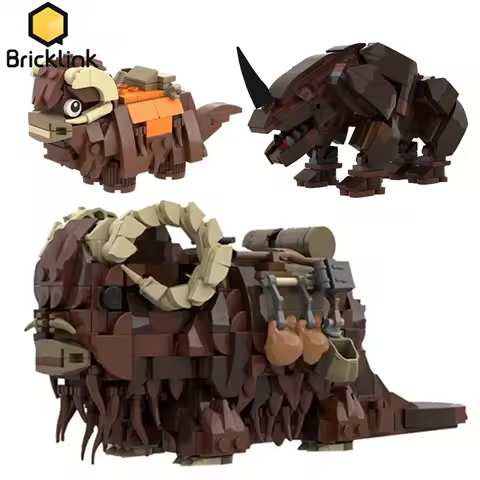 Bricklink Star Movie Figures New Hope Beast Animal Banthas Tuskens Raider Transport Rhino Mudhorns B