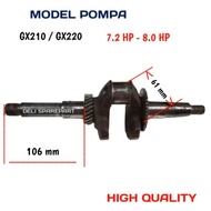 gx210 gx220 crankshaft drat drat kruk as kro as mesin gx 210 gx220
