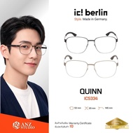 ANZ STUDIO | ic berlin Quinn IC5334 Metal Eyeglass Frames Rounded Square Minimal Screwless Design