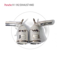HMD Exhaust Manifold High Flow Downpipe for Porsche 911 992 Car Accessories With Catalytic Converter