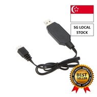 [SG FREE 🚚]High Quality 7.4V Lipo Battery USB Charger Cable for V912 V913 V915 V262 V323 V333 V666 /