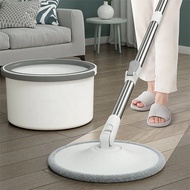 Round Spin Mop Shape Separate Free Hand Washing with Spin Rotation Round Mop with Bucket