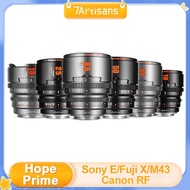 7artisans 10mm 16mm 25mm 35mm 50mm 85mm T2.1 S35 Frame wide angle Super Hope Prime Cinematic Lens fo