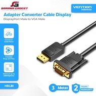VENTION HBLBI Display Port Cable Male to VGA Male 3M 3 Meter 1080P DP to VGA Sync Audio & Video Cabl