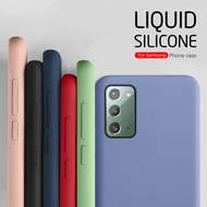 [SG] Samsung Galaxy Note 20 Ultra Liquid Silicone Case Cover Casing - Bare Feeling Texture