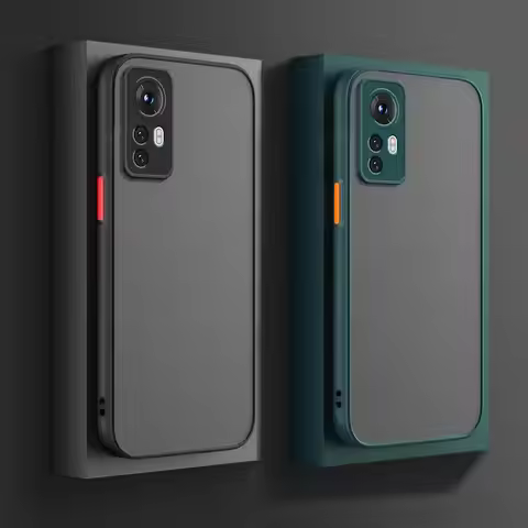 Matte Translucent Hard Case For Xiaomi Mi 12 Lite 12T Pro 11T 11 11lite 5g Ne Shockproof Cover Xiomi