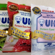 UHA permen susu 42gr macha-strawberry-milk