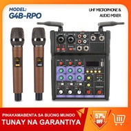 COD G4B-PRO Propesyonal na Audio Mixer May kasamang UHF wireless microphone