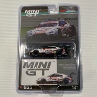 Mini GT Nissan GT-R R35 ⚠️🆕⚠️  # 635 Nismo GT500 #3 NDDP Racing with B-Max 2021 SUPER GT SERIES