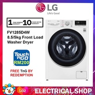 LG Washer Dryer FV1285D4W 8.5 / 5kg Front Load with Inverter Washing Machine Mesin Basuh