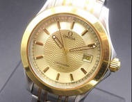 【Omega 歐米茄】seamaster 120 2311.11 YG 表圈 香檳錶盤