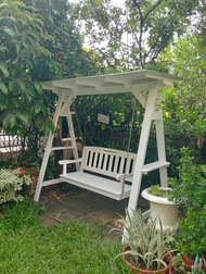 ชิงช้าไม้สักทองขนาดใหญ่นั่งได้2-3คน 095-6413942