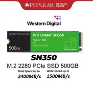 WESTERN DIGITAL WD Green SN350 NVME™ PCIe SSD Solid State Drives M.2 2280 (500GB / 1TB)