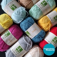 50g 4ply 60% Combed Cotton 40% Acrylic Fiber Yarn Crochet Knitting Weaving Diy Amigurumi Sport