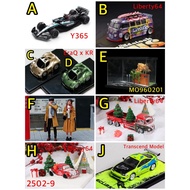 1/64 Deadly Eclipse Christmas T1 Beetle WT Doll Art Scene Cadillac ESV KR Q Car F1 spark