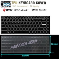 MSI GE66 GS66 Keyboard Protector - COOSKIN PREMIUM TPU Clear