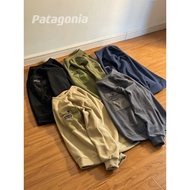 6R41 Patagonia P-6 R1 Air Crew Outdoor Small Label Polar Fleece Round Neck Snap Button Pocket Sweats