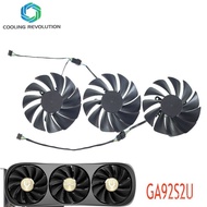 RQ+88MM GA92S2U DC12V 0.46A 4-Pin Graphics card fan For ZOTAC Gaming GeForce RTX 4070 Ti Trinity OC