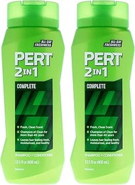 Pert Plus 2-in-1 Shampoo Plus Conditioner, Normal Hair 13.50 oz (Pack of 2)