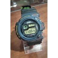 G-Shock DW-6300-1B as known as old-school Frogman (used)-100% original & custom bezel