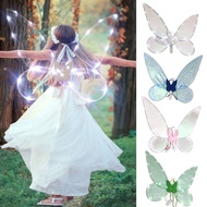 Led angel wings children's fairy wings halloween costume fairy wings butterfly