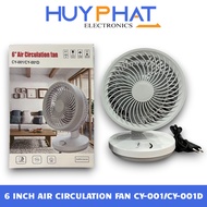Fixed 6 inch Desk Fan CY-001 / Rotating CY-001D - Compact Design, Suitable for Office