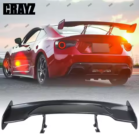 Universal Car-Styling Carbon Fiber Pattern Rear Trunk Spoiler GT Wing For Subaru BRZ Toyota 86 GT86 
