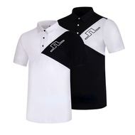 🔥Ready Stock🔥【J.LINDERBERG】New Style GOLF Men's Short-Sleeved T-Shirt Summer Thin Casual Sportswear 