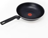 Tefal Wok 28 PTFE - Wok Pan 28 cm - Non-Stick Coating - Thermal Signal - Stable Base - Ideal Shape - Black