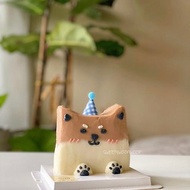 【甜你一口】寵物鮮食蛋糕-立體柴犬造型