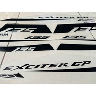Transparent striping Jupiter MX new 135 black exciter gp