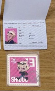 Blue Lock Cafe Passport & Coaster 士道 藍色監獄
