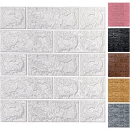 70*77cm Wallpaper 3D Brick Foam Self Adhesive Waterproof Thick Xpe Foam DIY Home Decor