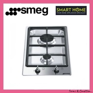 SMEG PGF32G Ultra Low Profile Gas Hob (Stainless Steel) Domino Hob 2 Burner Gas Hob Smeg PGF32G Domi