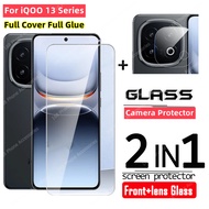 iQOO 13 Tempered glass iQOO 13 5G Screen Protector Full Cover Glass Camera Lens Protector Matte Priv