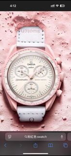 （粉紅色）Omega x Swatch MoonSwatch 粉紅色腕錶