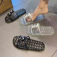 [ MÃ DÉP TRONG ]  Dép Nữ Quai Ngang Trong Suốt Đi Trong Nhà Dép quai ngang thời trang bền đẹp