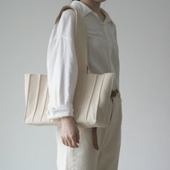 編織可翻面肩背包_大款/燕麥白