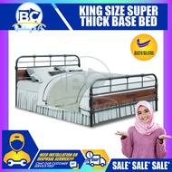 KING SIZE SUPER THICK BASE BED / KING SIZE BEDFRAME / METAL BED / KATIL BESI KUAT / LARGE BED / MASTER BEDROOM BED / COUPLE BED