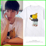 YB1 SEVENTEEN Lee Seok Mi DK CHILL GUY My New Character bear T-shirt short sleeve top BY1