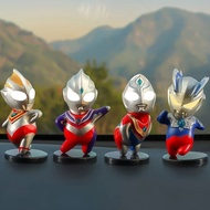 Taiwan Shipment Fat Ao Protruding Slow Ornaments Aotaman Figure Car Cute Doll Gifts Q House Superman