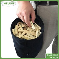 MELENE Clothes Peg Bag, with Hook Travel Storage Bag, Portable Laundry  Cloth Clothes Peg Basket